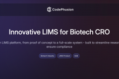 Innovative LIMS for Biotech CRO | CodePhusion